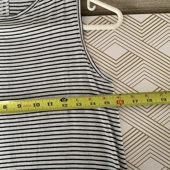 Zara Hi-Low White with Black Dress Size S - Picture 6 of 8